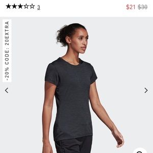 Women’s Adidas TERREX TIVID TEE carbon